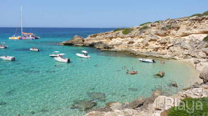 Einleitung Des Strandes Cala Vella