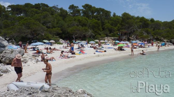 Einleitung Des Strandes Cala En Turqueta